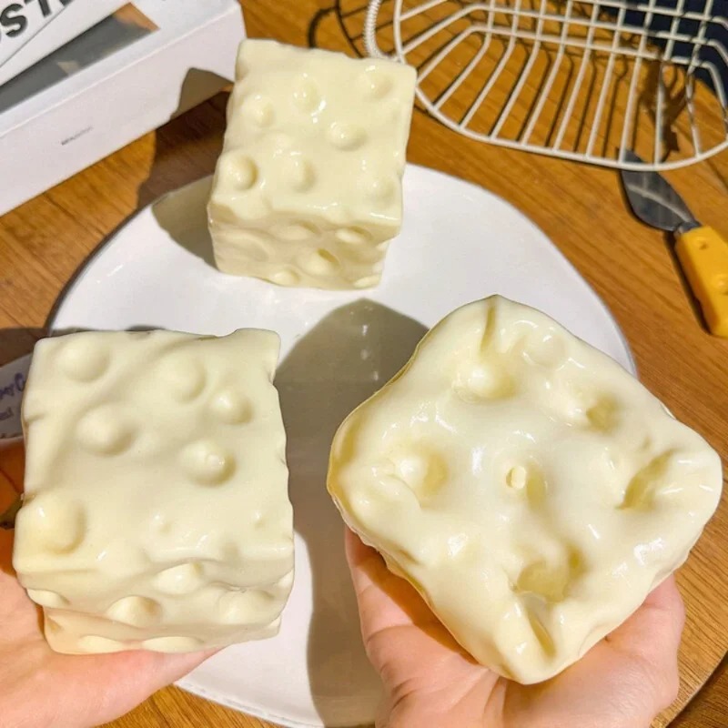 Party Games Young Adults - Taba Squishy Cheese Cube Bola Anti