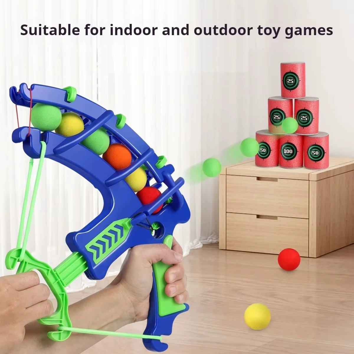 Party Games Kids Outdoor - Mainan Anak-anak Bola Lembut Pistol Gelembung