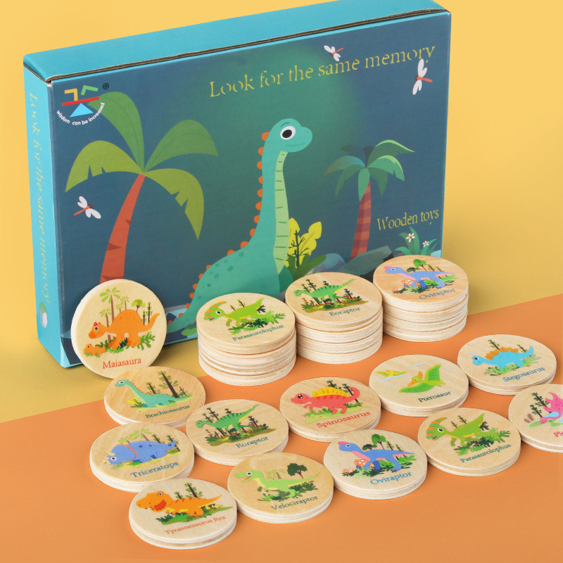 Party Games Summer - Permainan Memori Mainan Pencocokan Dinosaurus Permainan