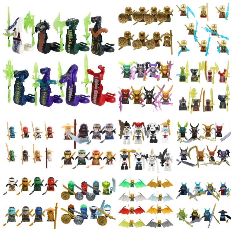 Lego Set Technic - 104 PCS set boneka ninja dari