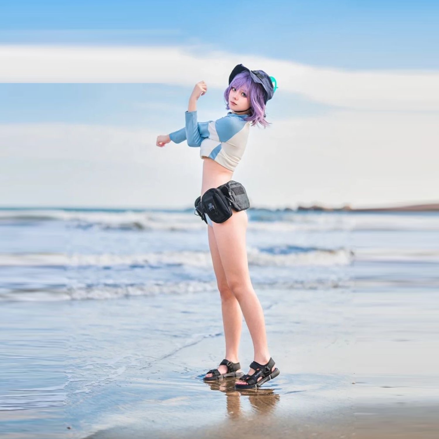 Sorai Saki Cosplay Anime Perma - Party Games Summer ulasan dan harga