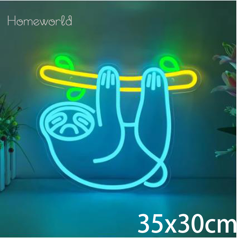 Sloth LED Lampu Neon Tanda USB - Party Games Switch 1 ulasan dan harga