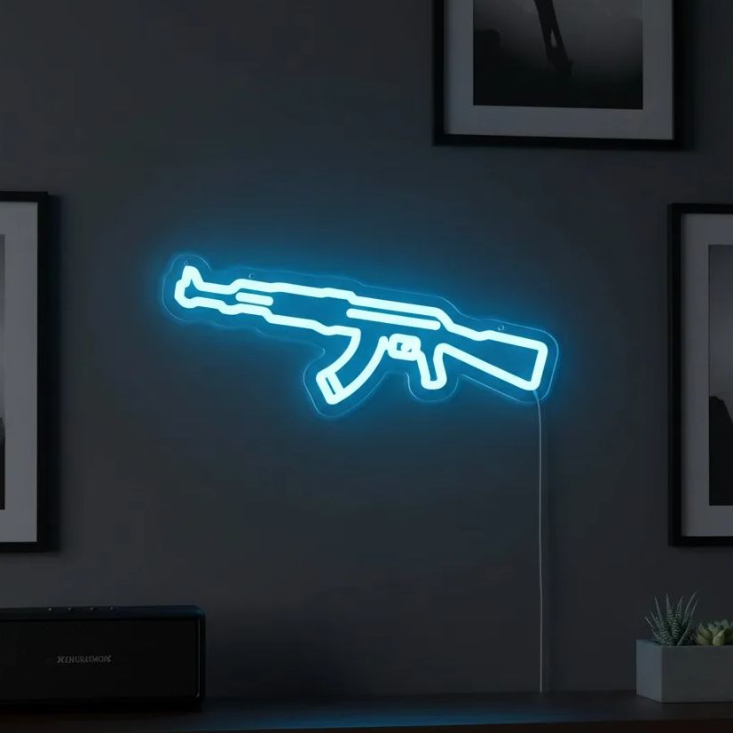 Lampu Neon Bentuk AK - Dekoras - Party Games Switch 1 ulasan dan harga