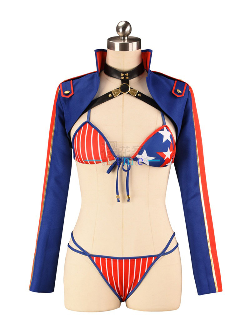 Kostum Cosplay FGO Saber Miyam - Party Games Summer ulasan dan harga