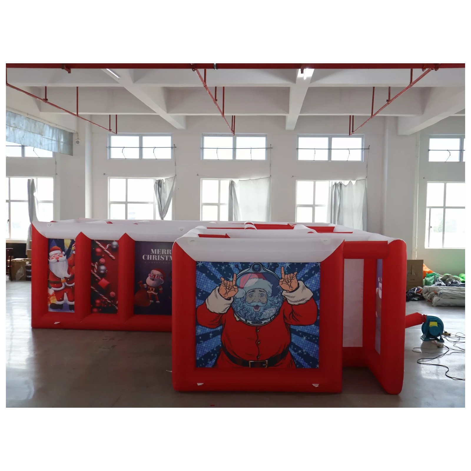 Labirin Tiup Atap Datar Merah  - Party Games Kids Outdoor ulasan dan harga