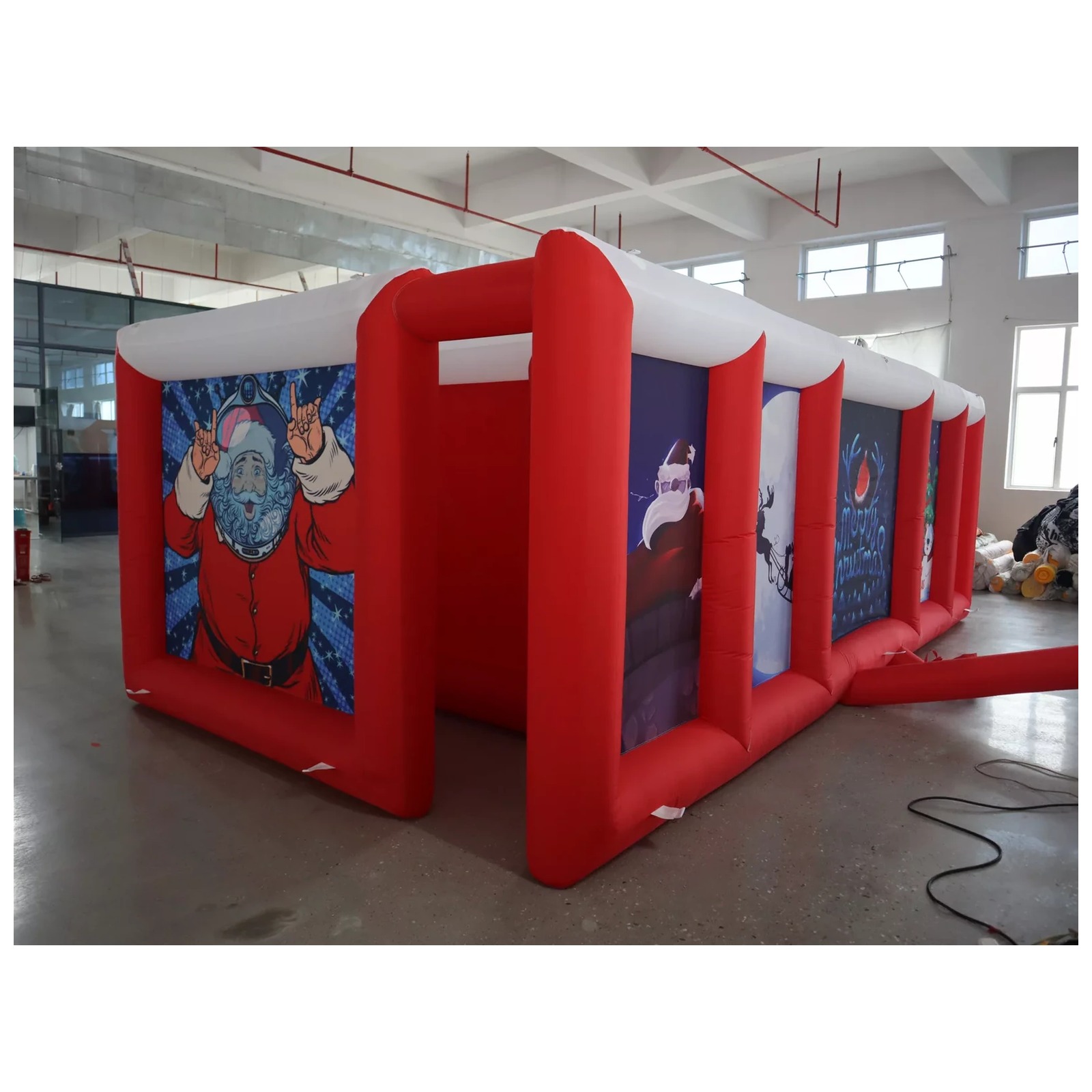 Labirin Tiup Atap Datar Merah  - Party Games Kids Outdoor ulasan dan harga
