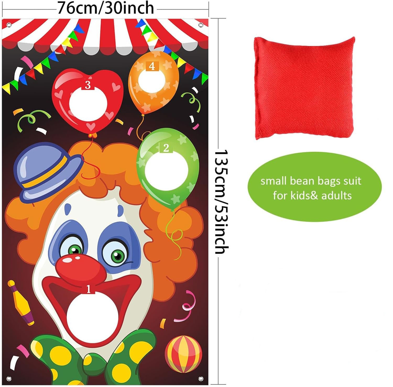 Spanduk Permainan Lempar Karna - Party Games Kids And Adults ulasan dan harga