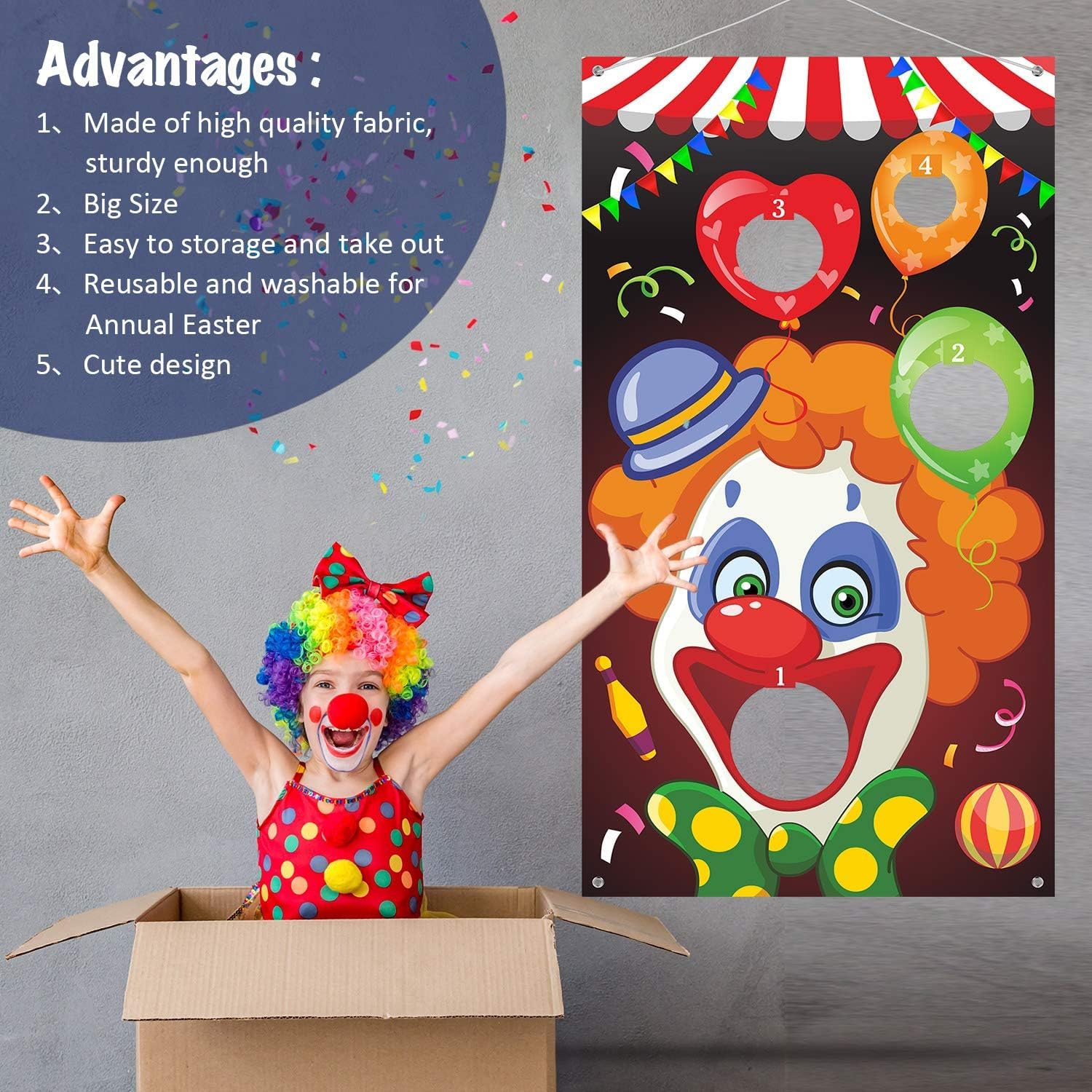 Spanduk Permainan Lempar Karna - Party Games Kids And Adults ulasan dan harga